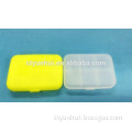Colored 6 case plastic medicine box / pill case / pill holder